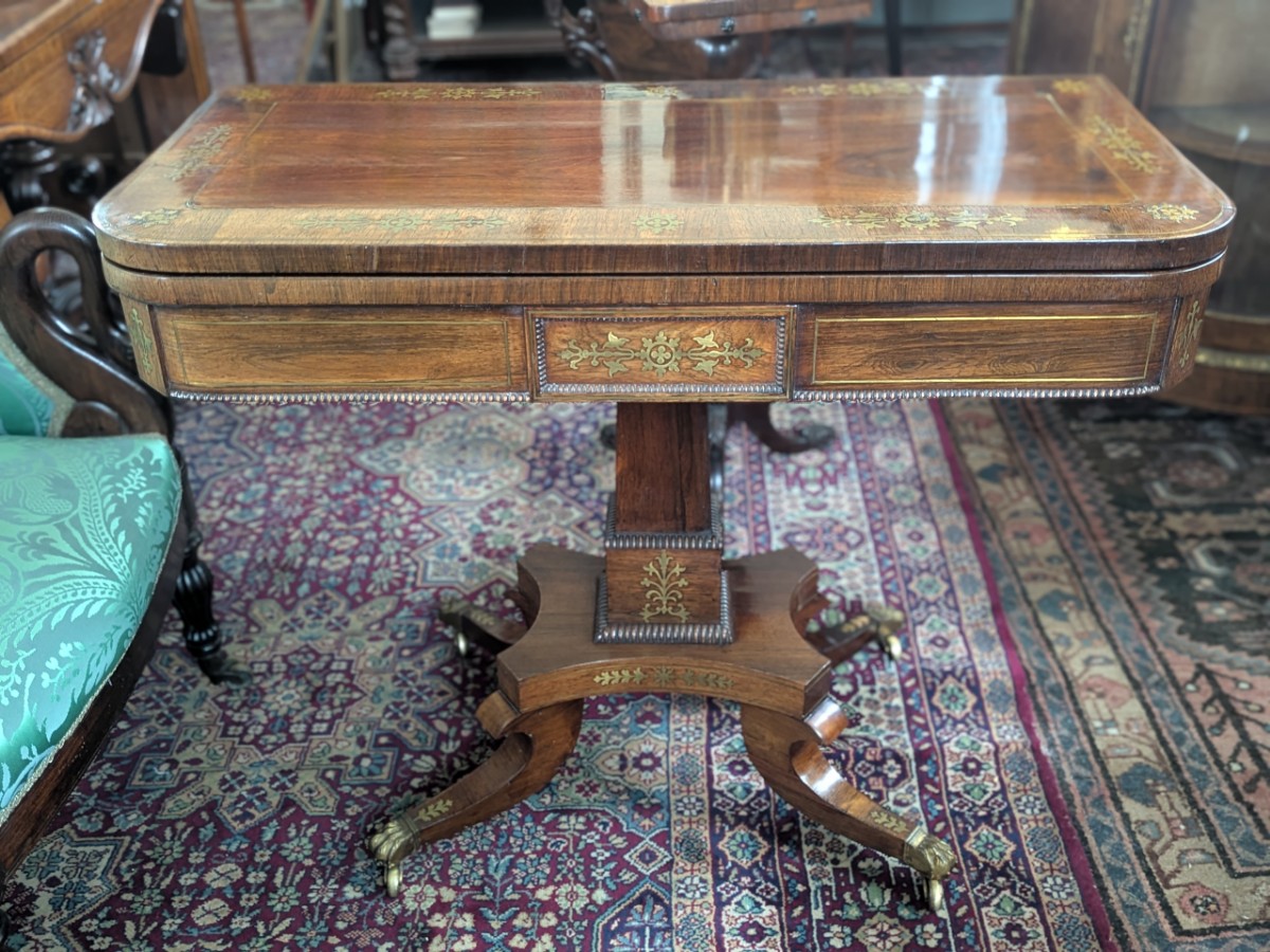 Regency Card Table